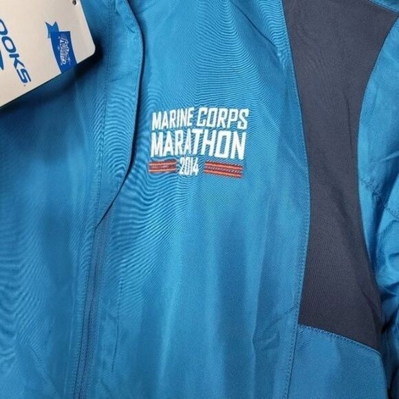 Brooks Marine Corps 2014 Windbreaker Jacket Medium - Picture 13 of 15